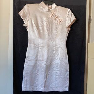 Vintage Boulevard de Paris pale pink dress size 8